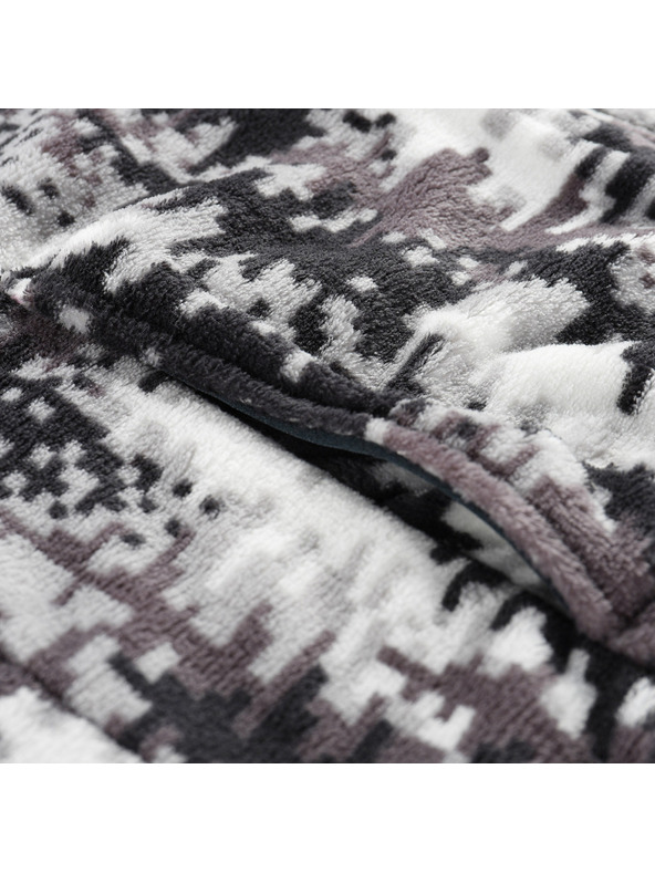 ALPINE PRO Pánska fleecová mikina so supratherm ALPINE PRO EFLIN dk. true gray varianta pb