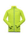 ALPINE PRO Pánska rýchloschnúca mikina ALPINE PRO ONNEC lime green