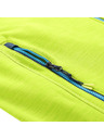 ALPINE PRO Pánska rýchloschnúca mikina ALPINE PRO ONNEC lime green