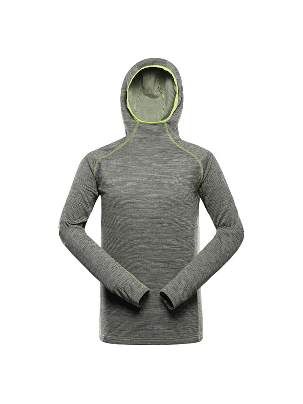 ALPINE PRO Pánska rýchloschnúca mikina ALPINE PRO ROLT petrol