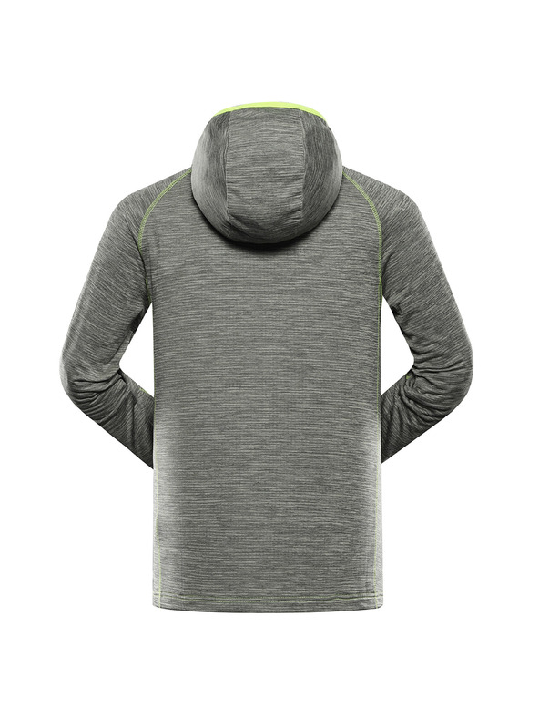 ALPINE PRO Pánska rýchloschnúca mikina ALPINE PRO ROLT petrol