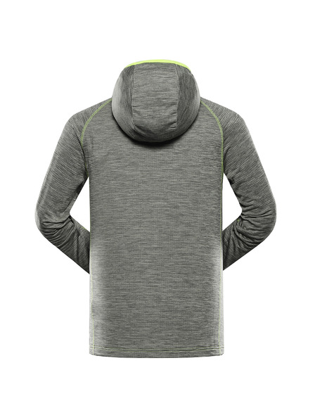 ALPINE PRO Pánska rýchloschnúca mikina ALPINE PRO ROLT petrol