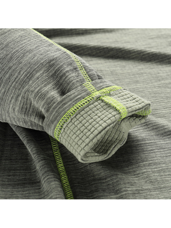 ALPINE PRO Pánska rýchloschnúca mikina ALPINE PRO ROLT petrol