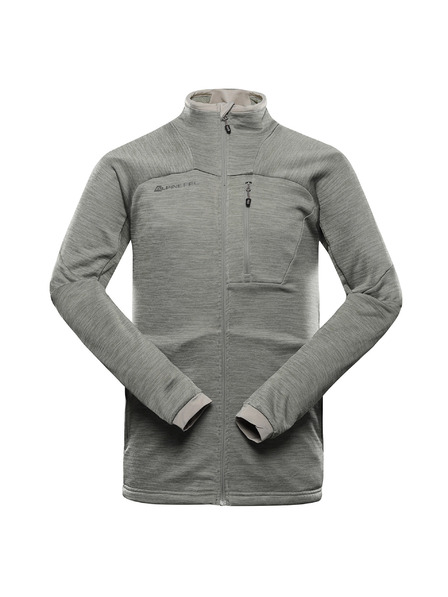 ALPINE PRO Pánska rýchloschnúca mikina ALPINE PRO ONNEC 3 abbey stone