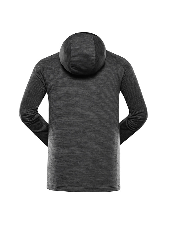 ALPINE PRO Pánska rýchloschnúca mikina ALPINE PRO ROLT black