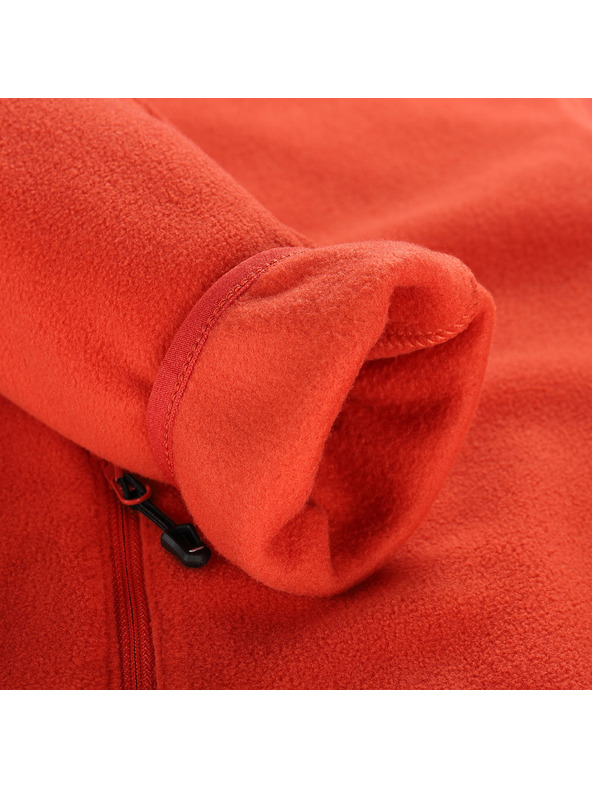 ALPINE PRO Pánska fleecová mikina ALPINE PRO SIUS 3 red clay