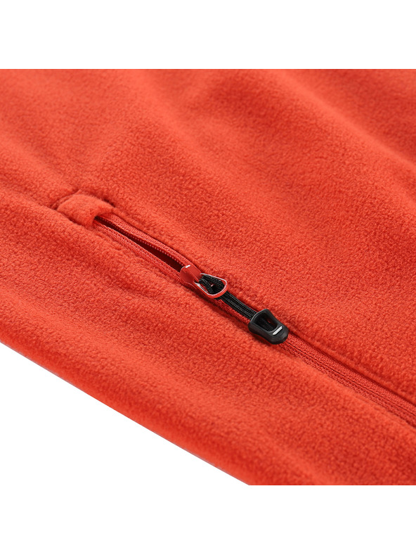 ALPINE PRO Pánska fleecová mikina ALPINE PRO SIUS 3 red clay