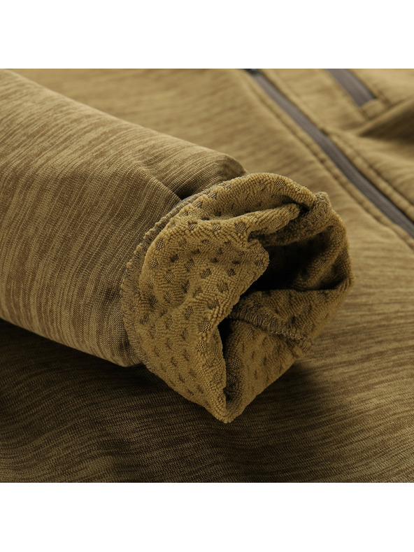 ALPINE PRO Pánska rýchloschnúca mikina ALPINE PRO ONNEC 3 turtle green