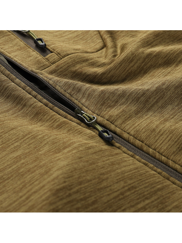 ALPINE PRO Pánska rýchloschnúca mikina ALPINE PRO ONNEC 3 turtle green