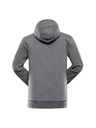 ALPINE PRO Pánska mikina s kapucou ALPINE PRO LEL dk.true gray
