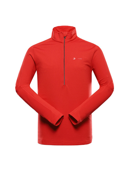 ALPINE PRO Pánska športová mikina ALPINE PRO GETT 2 olympic red