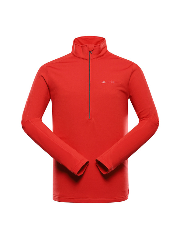 ALPINE PRO Pánska športová mikina ALPINE PRO GETT 2 olympic red