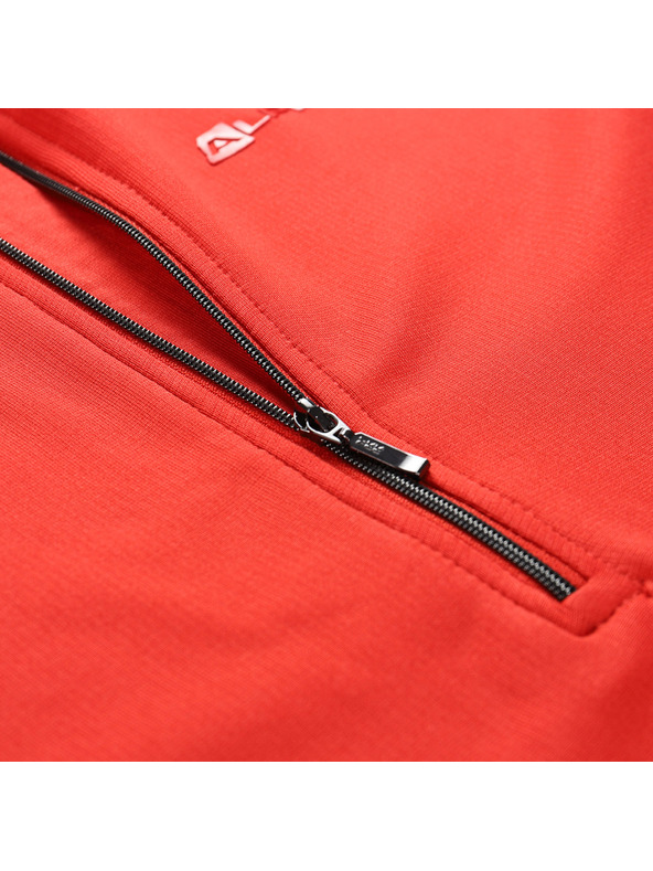 ALPINE PRO Pánska športová mikina ALPINE PRO GETT 2 olympic red