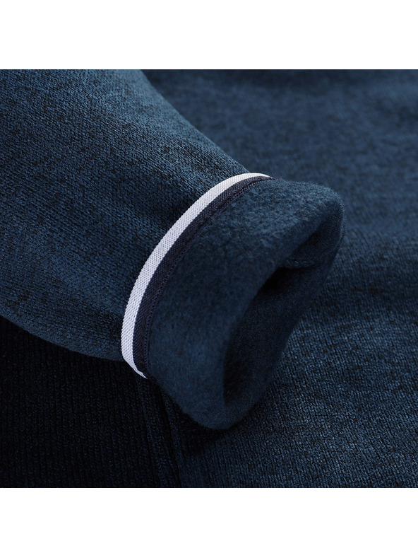 ALPINE PRO Pánsky hrejivý sveter s kapucňou ALPINE PRO NORES moonlit ocean varianta pa