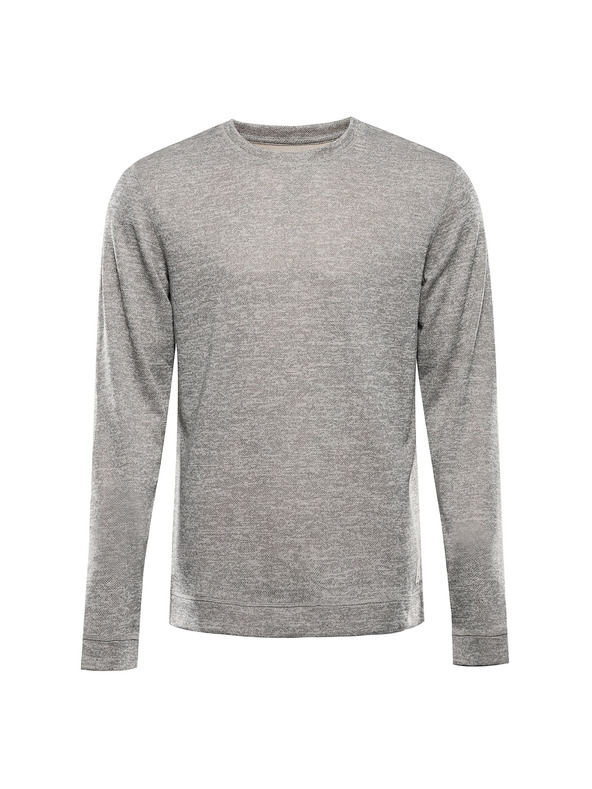 ALPINE PRO Pánske tričko s dlhým rukávom ALPINE PRO BREK shifting sand