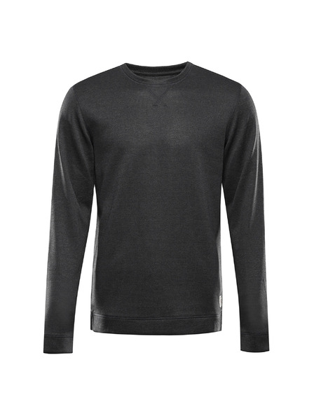 ALPINE PRO Pánske tričko s dlhým rukávom ALPINE PRO BREK dk.true gray