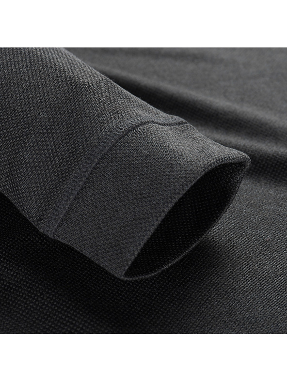 ALPINE PRO Pánske tričko s dlhým rukávom ALPINE PRO BREK dk.true gray