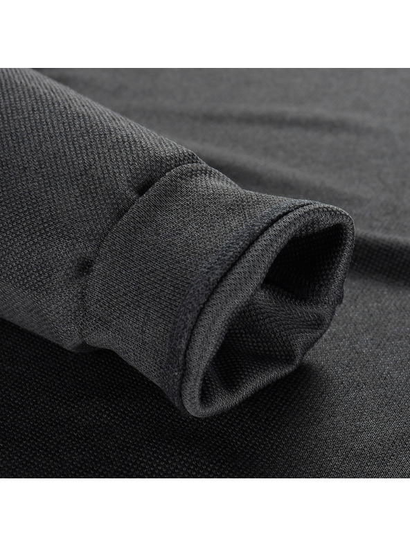 ALPINE PRO Pánske tričko s dlhým rukávom ALPINE PRO BREK dk.true gray