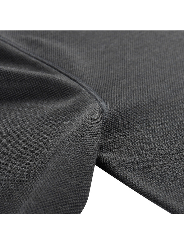 ALPINE PRO Pánske tričko s dlhým rukávom ALPINE PRO BREK dk.true gray