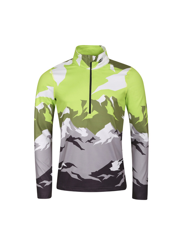 ALPINE PRO Pánske rýchloschnúce tričko s prostretch ALPINE PRO STANS acid lime variant pa