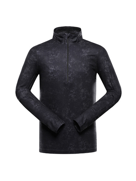 ALPINE PRO Pánske rýchloschnúce tričko s prostretch ALPINE PRO STANS black varianta pc