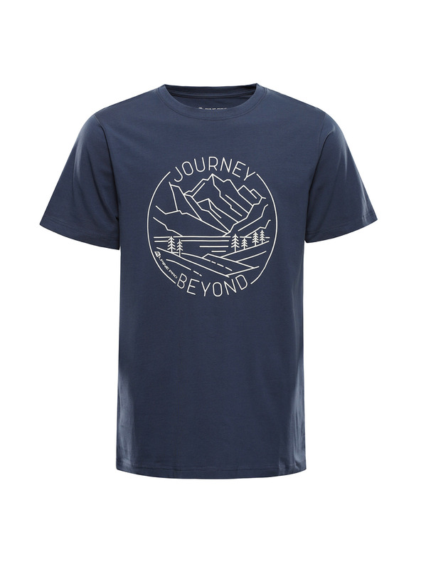 ALPINE PRO Pánske bavlnené tričko ALPINE PRO MOROL vintage indigo varianta pd