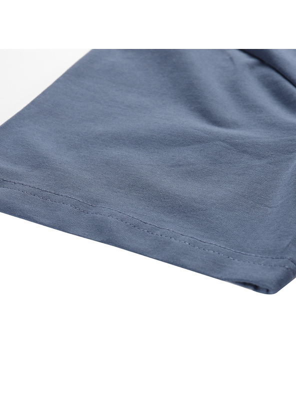 ALPINE PRO Pánske bavlnené tričko ALPINE PRO MOROL vintage indigo varianta pd