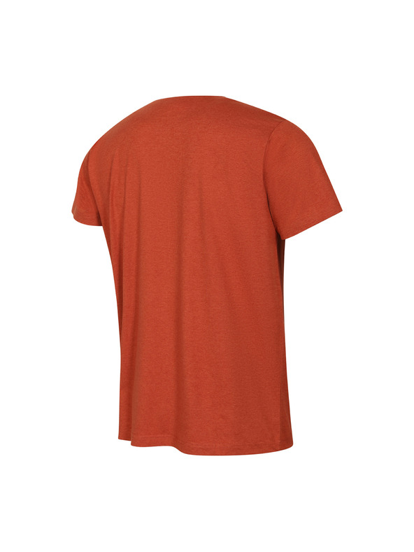 ALPINE PRO Pánske melírované tričko z recyklovaného materiálu ALPINE PRO GORAF 2 red clay varianta pb