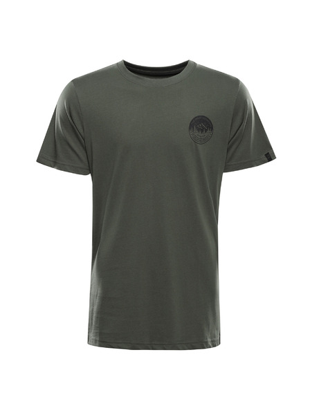 ALPINE PRO Pánske tričko z organickej bavlny ALPINE PRO TERMES 3 petrol varianta pb