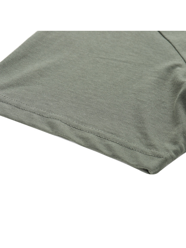 ALPINE PRO Pánske tričko z organickej bavlny ALPINE PRO TERMES 3 petrol varianta pb