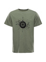 ALPINE PRO Pánske bavlnené tričko ALPINE PRO MOROL oil green varianta pa