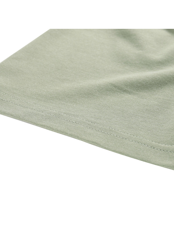 ALPINE PRO Pánske bavlnené tričko ALPINE PRO MOROL oil green varianta pa