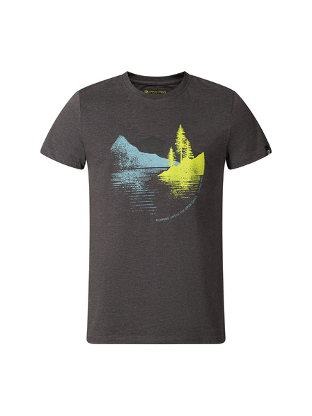 ALPINE PRO Pánske športové tričko s cool dry ALPINE PRO BOLEN dk. true gray varianta pb
