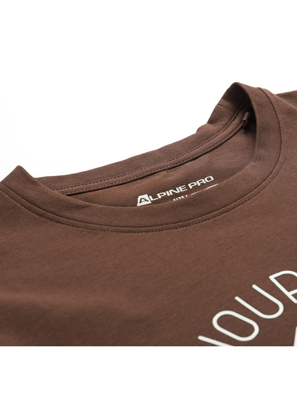 ALPINE PRO Pánske bavlnené tričko ALPINE PRO MOROL rain drum varianta pd
