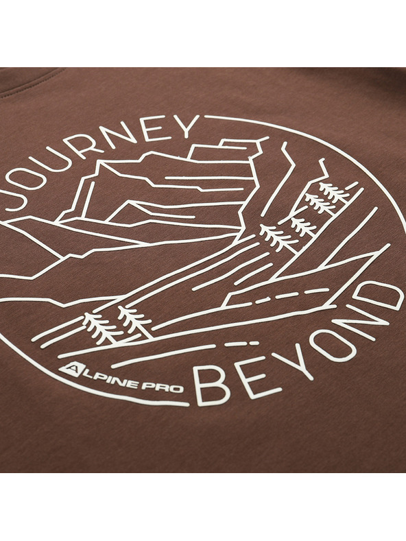 ALPINE PRO Pánske bavlnené tričko ALPINE PRO MOROL rain drum varianta pd