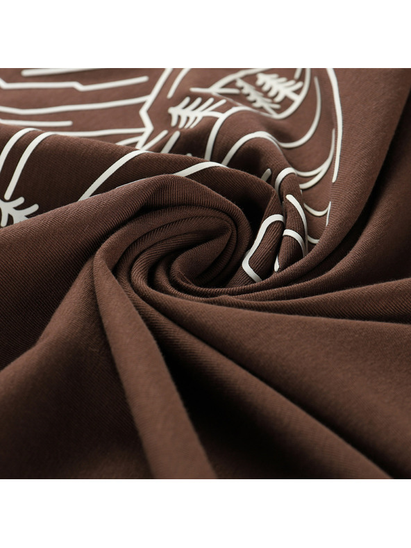 ALPINE PRO Pánske bavlnené tričko ALPINE PRO MOROL rain drum varianta pd