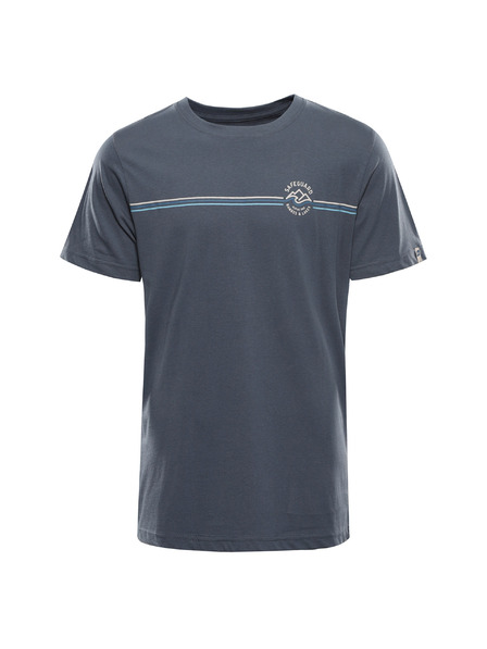 ALPINE PRO Pánske tričko z organickej bavlny ALPINE PRO TERMES 3 dark slate varianta pe