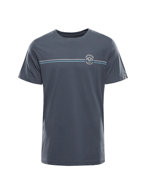 ALPINE PRO Pánske tričko z organickej bavlny ALPINE PRO TERMES 3 dark slate varianta pe