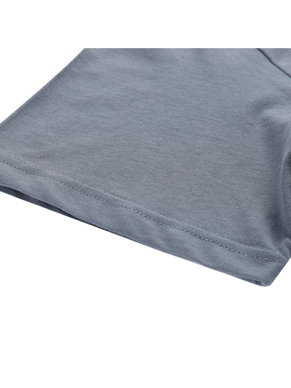 ALPINE PRO Pánske tričko z organickej bavlny ALPINE PRO TERMES 3 dark slate varianta pe