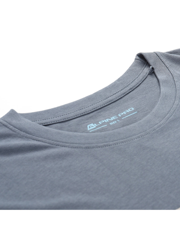ALPINE PRO Pánske tričko z organickej bavlny ALPINE PRO TERMES 3 dark slate varianta pe