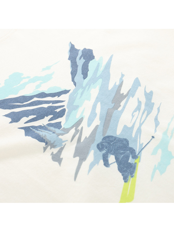 ALPINE PRO Pánske tričko s úpravou cool-dry ALPINE PRO GREM 2 creme varianta pf