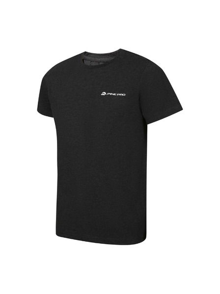 ALPINE PRO Pánske bavlnené tričko s fine cotton ALPINE PRO FRAB black