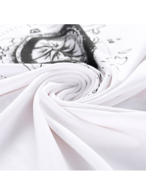 ALPINE PRO Pánske bavlnené tričko ALPINE PRO MOROL white varianta pa