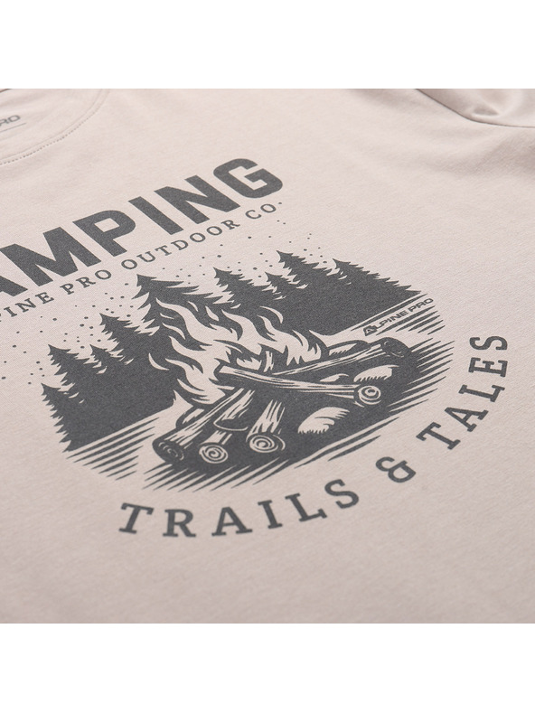 ALPINE PRO Pánske bavlnené tričko ALPINE PRO MOROL atmosphere varianta pb