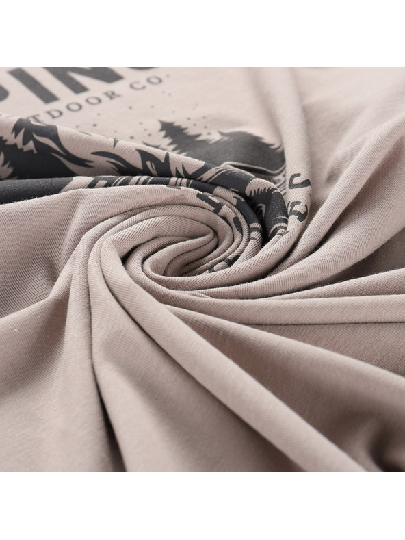 ALPINE PRO Pánske bavlnené tričko ALPINE PRO MOROL atmosphere varianta pb