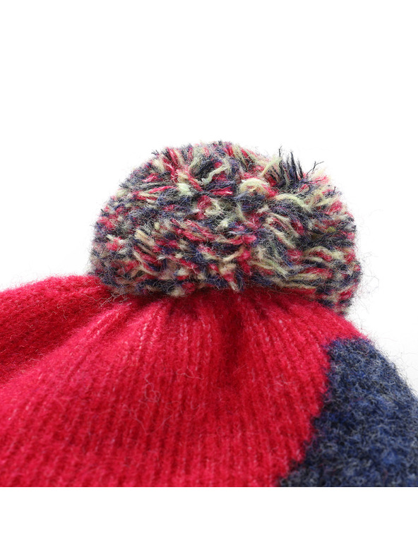 ALPINE PRO Zimná čiapka s brmbolcom ALPINE PRO MOBE fuchsia fedora