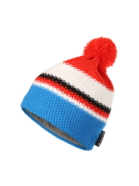 ALPINE PRO Zimná čiapka s brmbolcom ALPINE PRO FERR cherry tomato