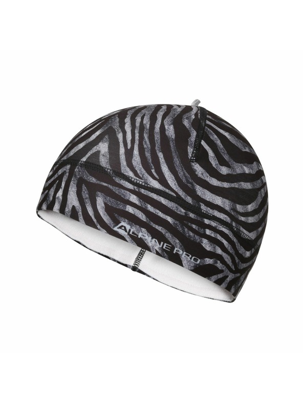 ALPINE PRO Bezšvová funkčná čiapka ALPINE PRO MAROG black varianta pf