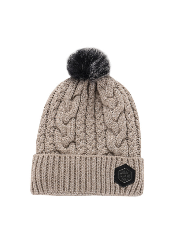 ALPINE PRO Zimná čiapka s brmbolcom ALPINE PRO ORGE moonbeam