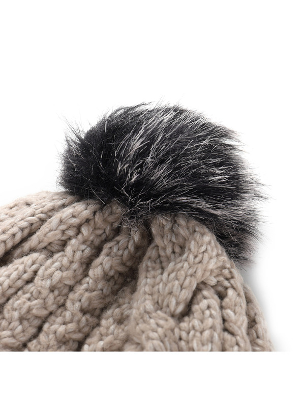 ALPINE PRO Zimná čiapka s brmbolcom ALPINE PRO ORGE moonbeam